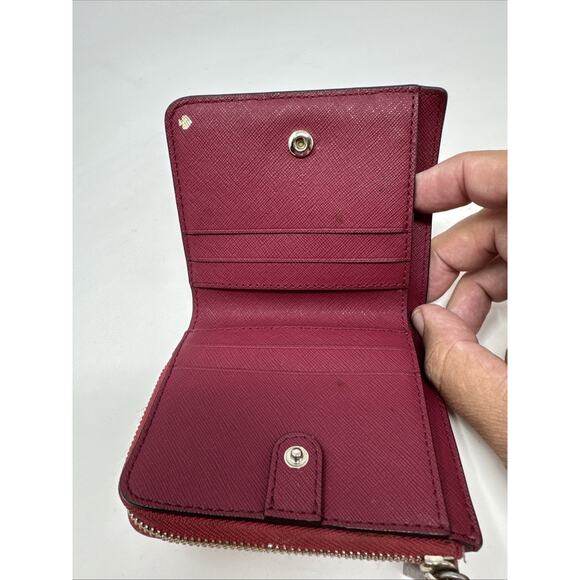 KATE SPADE Red Wallet Authentic Unisex 4557‎ - Picture 3 of 8